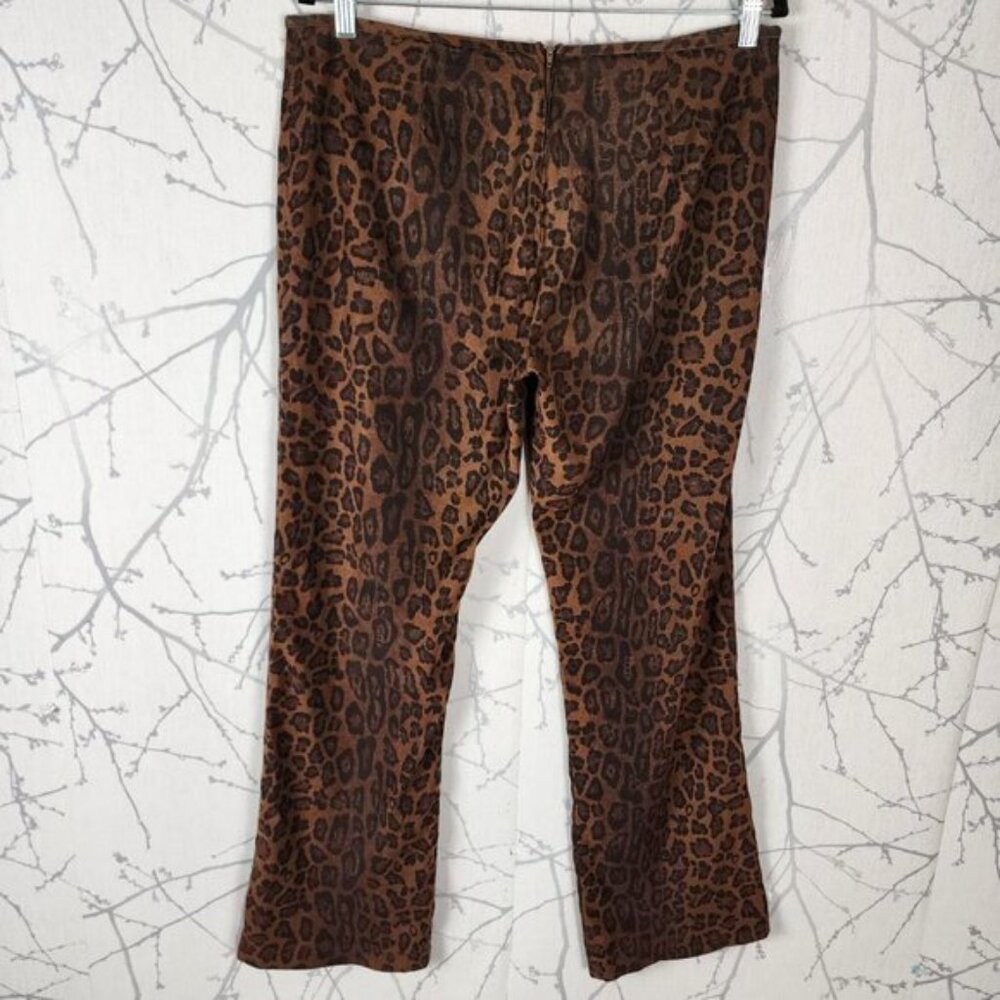 No Boundaries Leopard Print Stretch High Rise Boo… - image 2